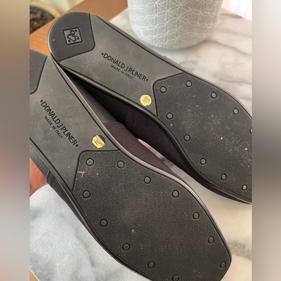 Vintage 90’s Donald J Pilner  black slip on flats. Never worn. 8.5 M - Picture 8 of 11